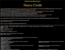 Tablet Screenshot of marcocirelli.net